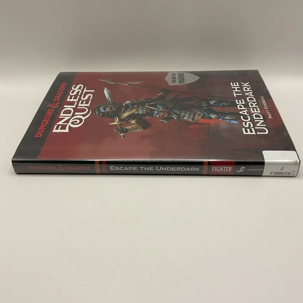 Dungeon & Dragons‎ Hardback Endless Quest: Escape the Underdark Book Fighter D&D